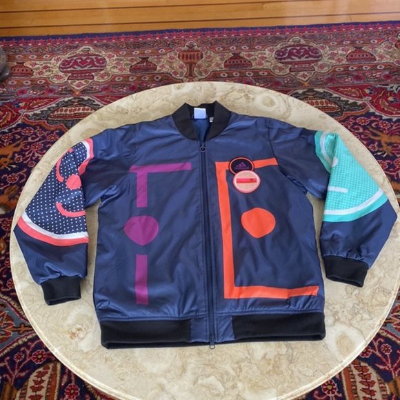 Adidas Stella Sport Stella McCartney Padded Graffiti Bomber Jacket - Picture 9 of 11